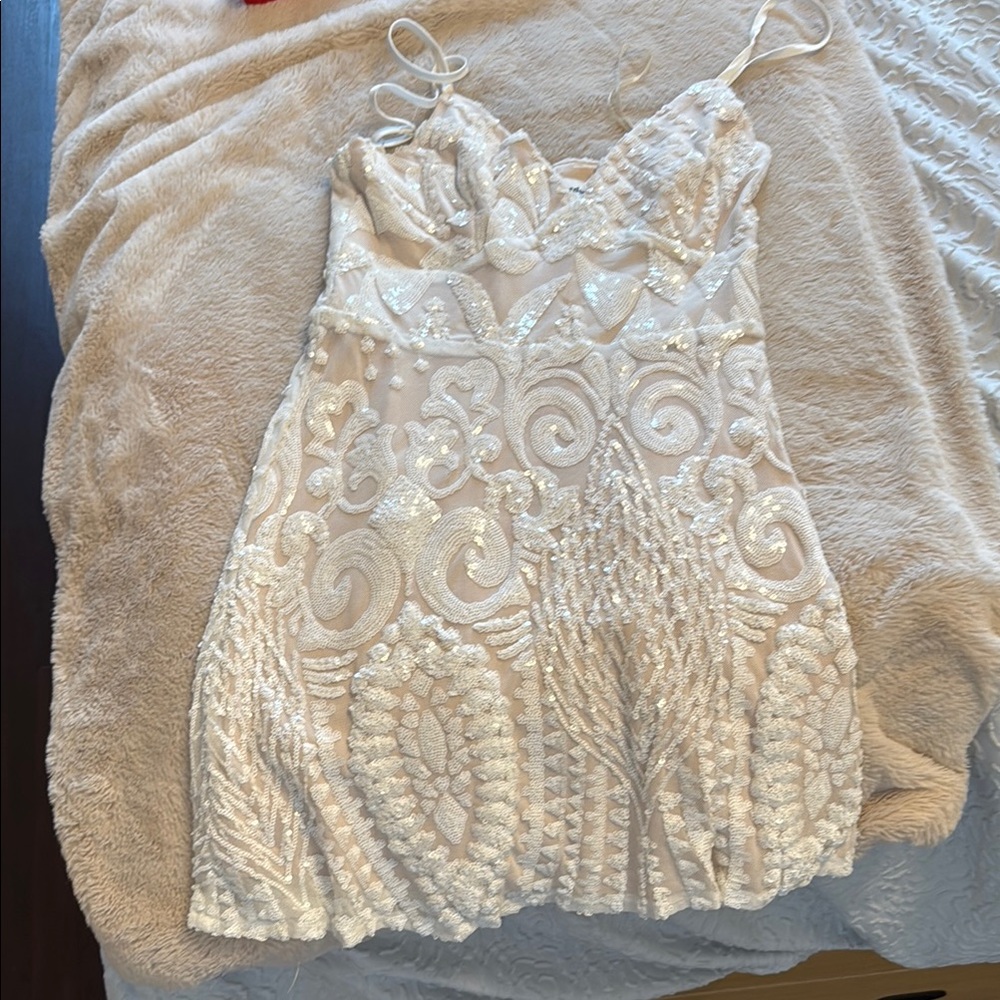 Superdown Sequin Embellished Mini Dress